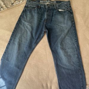 Men’s relaxed fit jeans. Nautica Jean Co. Brand! Used. Size 38 x 30.